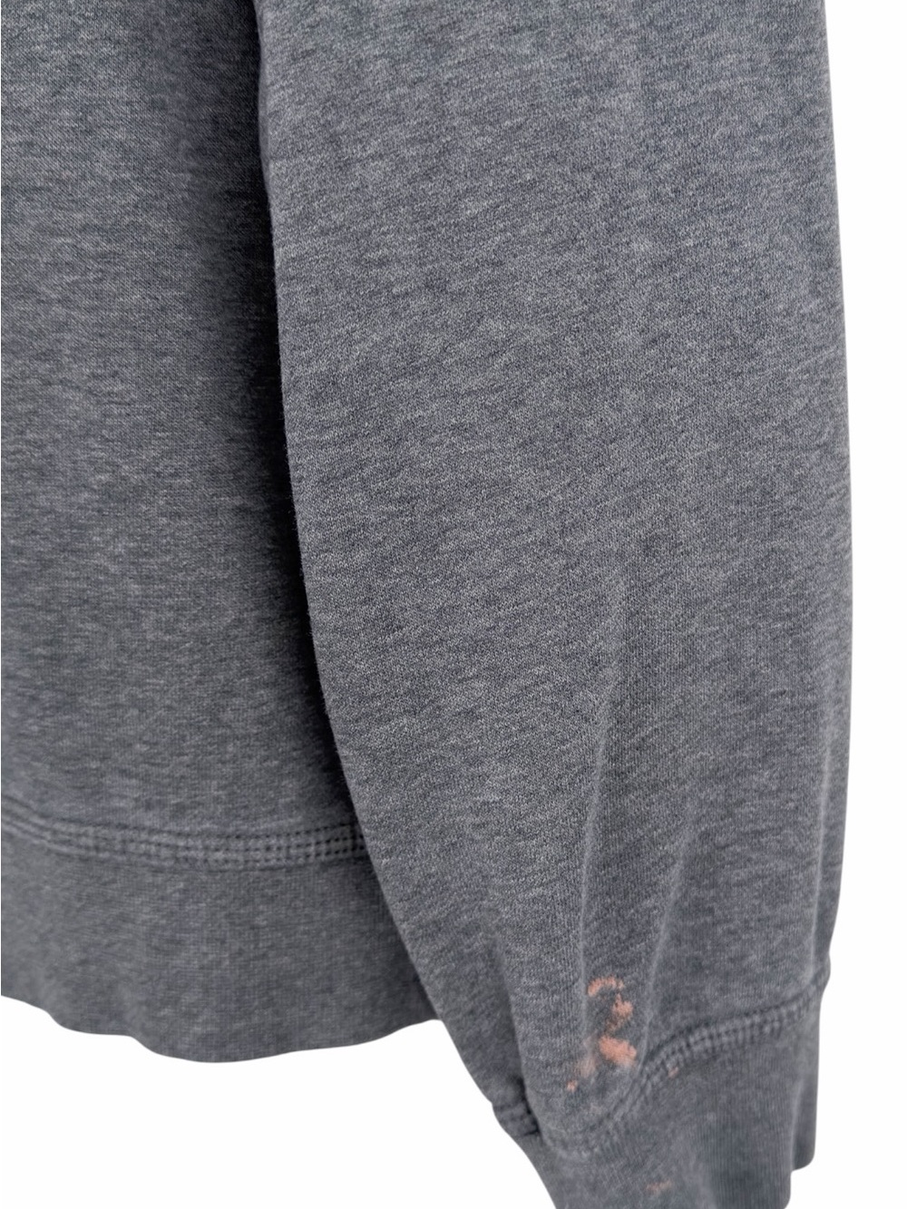 Nike Men’s XL Mini Swoosh Sweatshirt Gray Embroidered Logo Crewneck Pullover - Picture 6 of 8
